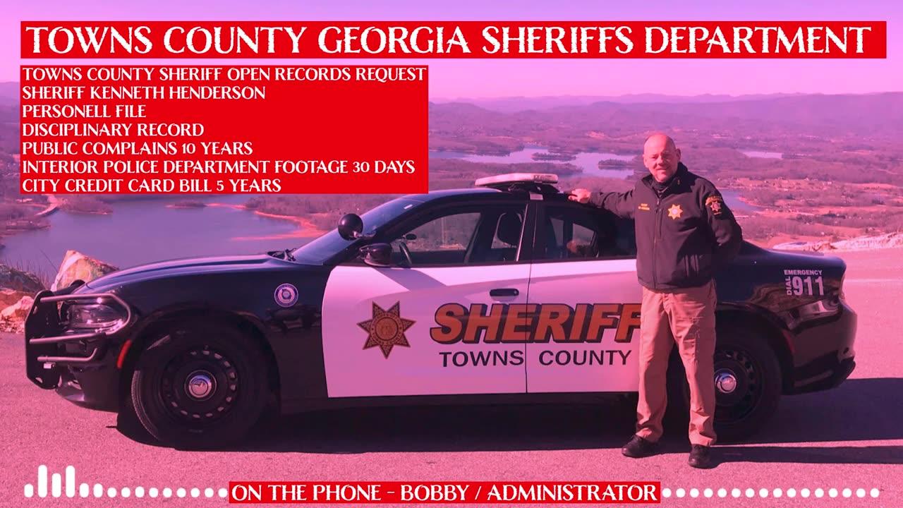 Ken Henderson the Sheriff of Towns County Georgia