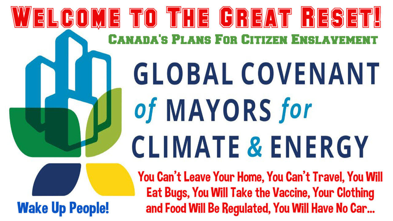 🇨🇦  Canada's Plans to Enslave It's Citizens in 15-Minute Cities ... Food, Clothing, Travel, Money and More Will 