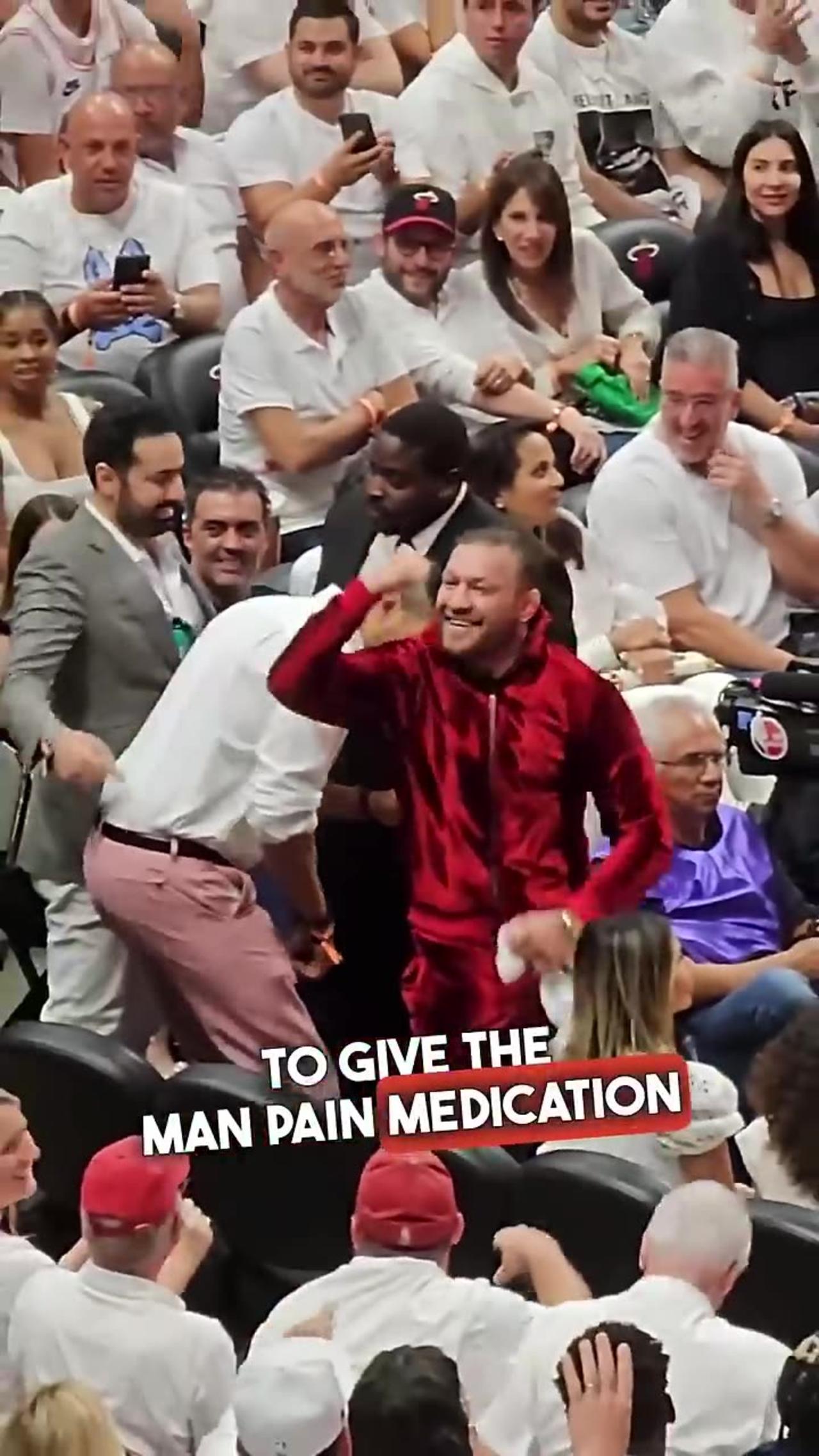 Things went wrong when Conor McGregor showed up to the Miami Heat game!