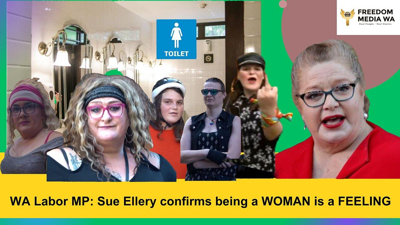 WA Labor MP - Sue Ellery - Confirms being a WOMAN is a FEELING!