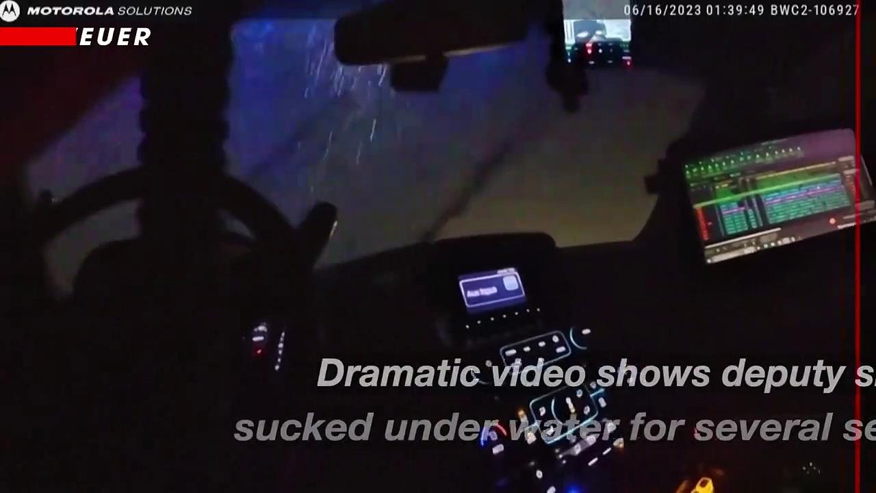 Bodycam Video Captures Moment Deputy Sheriff Was Sucked Underwater During Florida Rescue