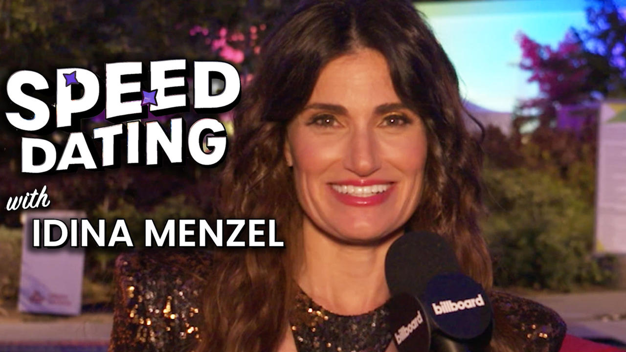 Idina Menzel Reveals Her Celebrity Crush, Favorite Disney Princess On Speed Dating | Billboard News