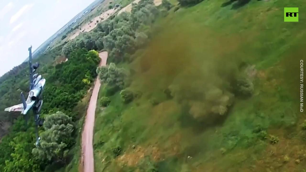 Russia’s Su-25s strike Ukrainian positions