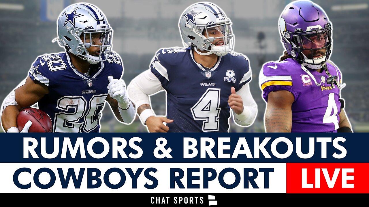 Cowboys Report LIVE: Rumors, Tony Pollard Extension, Dak Prescott & Breakout Candidates