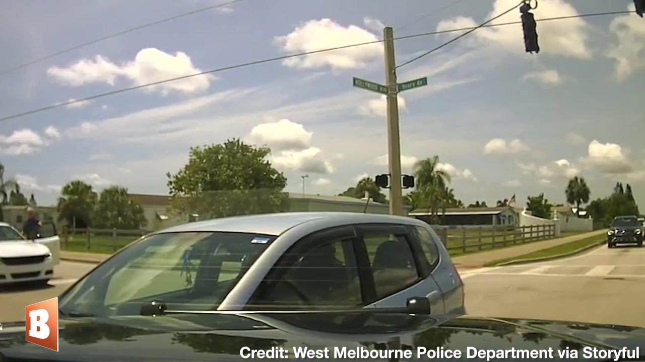 Officer SAVES Unresponsive Driver Using His Vehicle to Stop Car Rolling Through Intersection