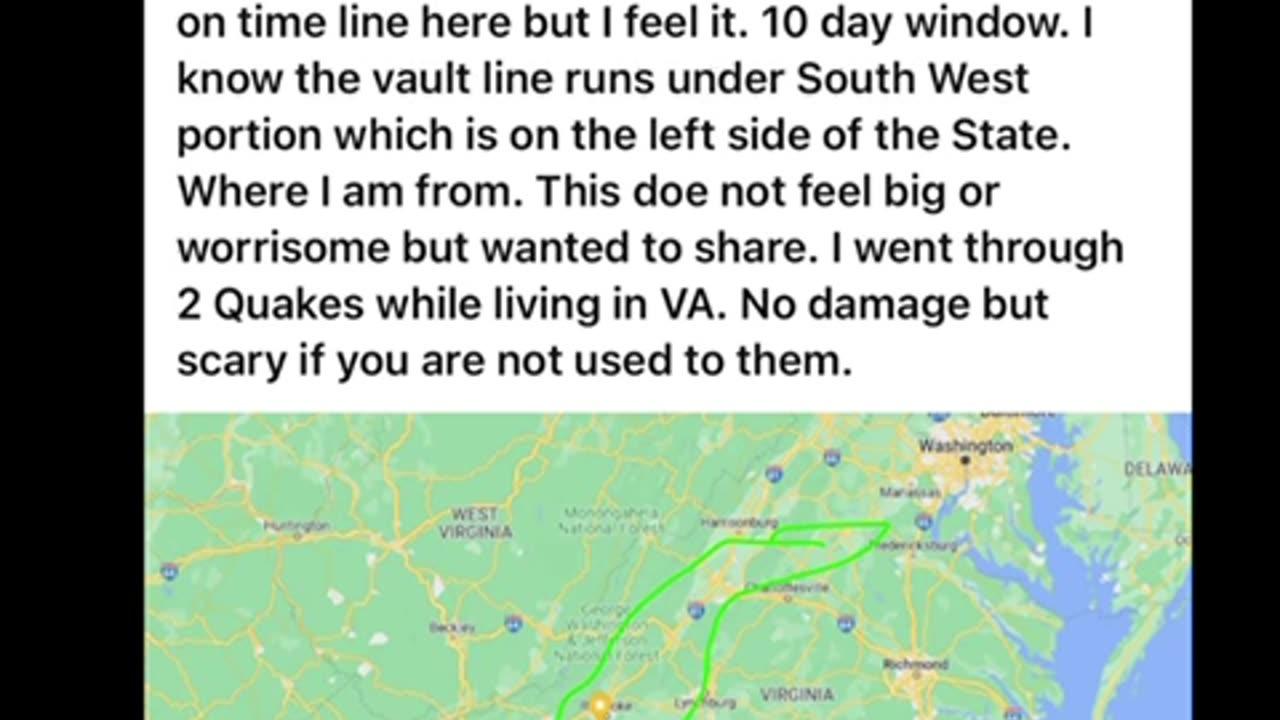 Virginia had an EarthQuake One News Page VIDEO