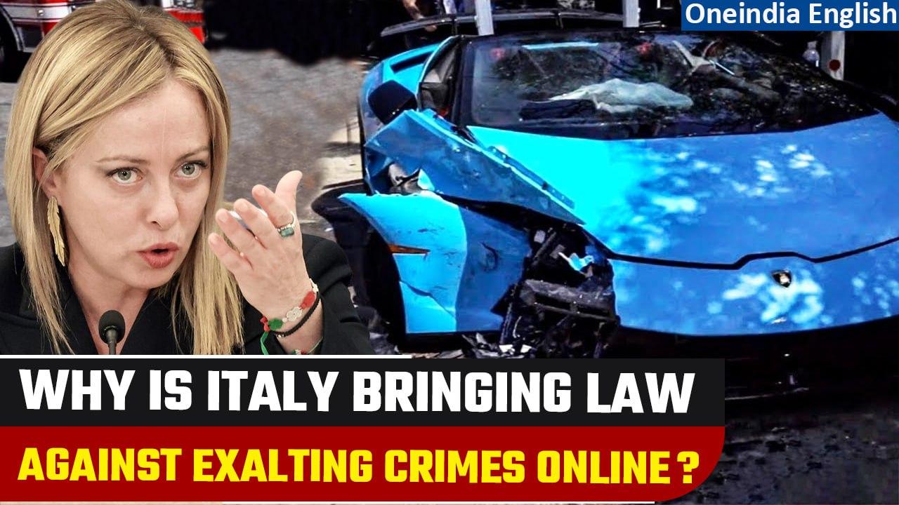 Italy mulls law against glorifying crimes online after a tragic mishap in Rome| Oneindia News