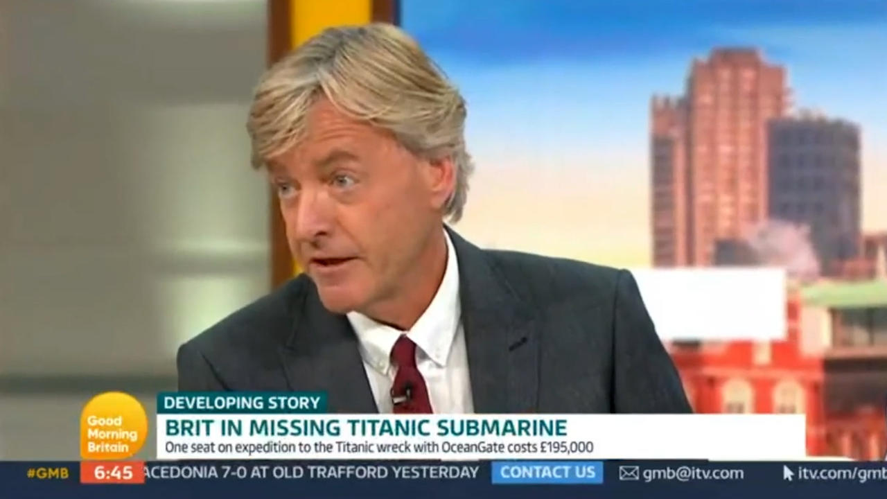 Richard Madeley reads out 'bad taste' comments about the missing Titanic submarine