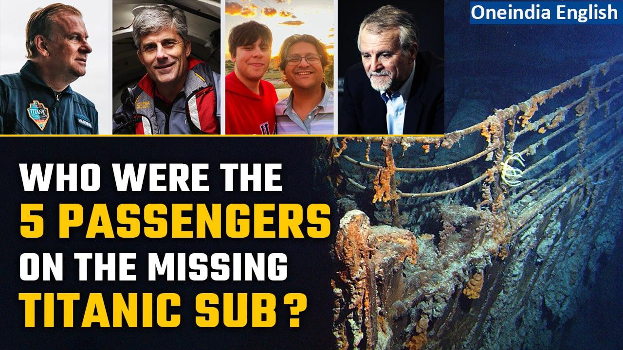 Titanic Tourist Submersible goes missing: Know the 5 passengers on the missing sub | Oneindia News