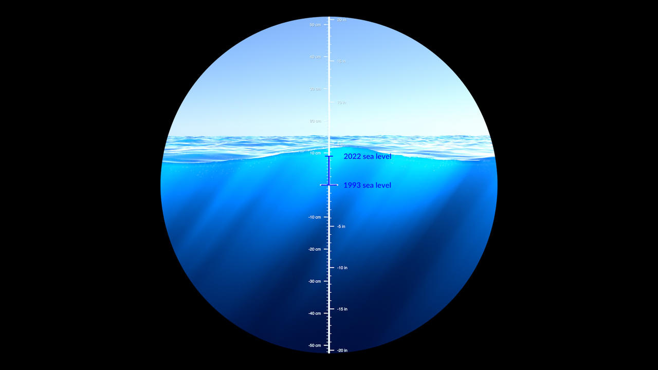 NASA visualisation shows sea level rise - One News Page VIDEO