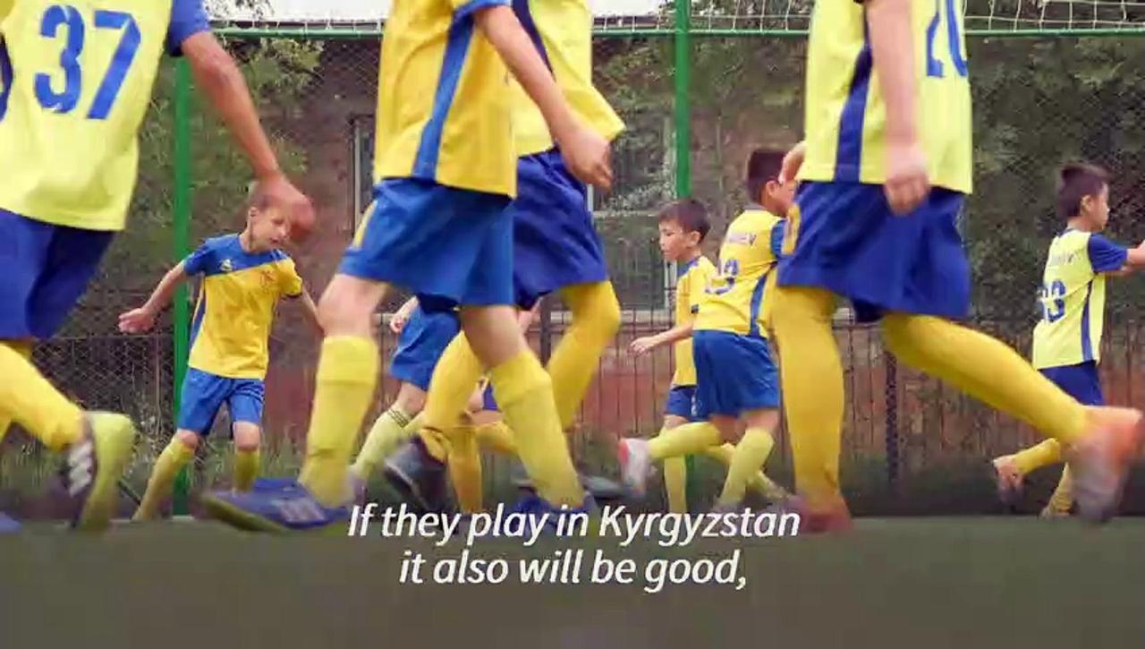 Bend it like Bishkek: Ghanaian coach hopes to bring Kyrgiz kids to Premier League
