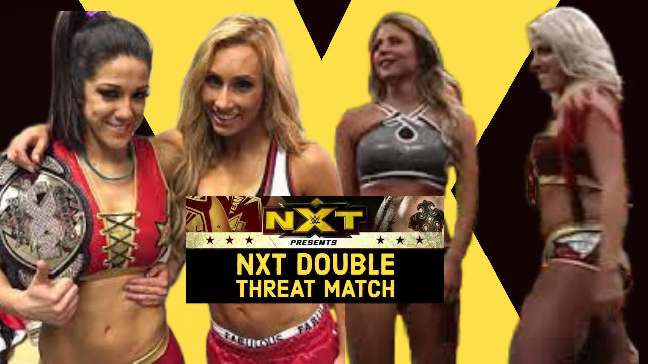 Bayley and Carmella vs. Alexa Bliss & Emma WWE NXT, Jan. 20, 2016