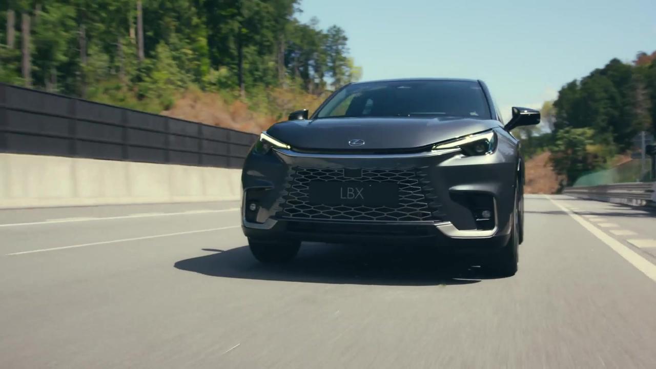 The all-new Lexus LBX in Grey Driving Video