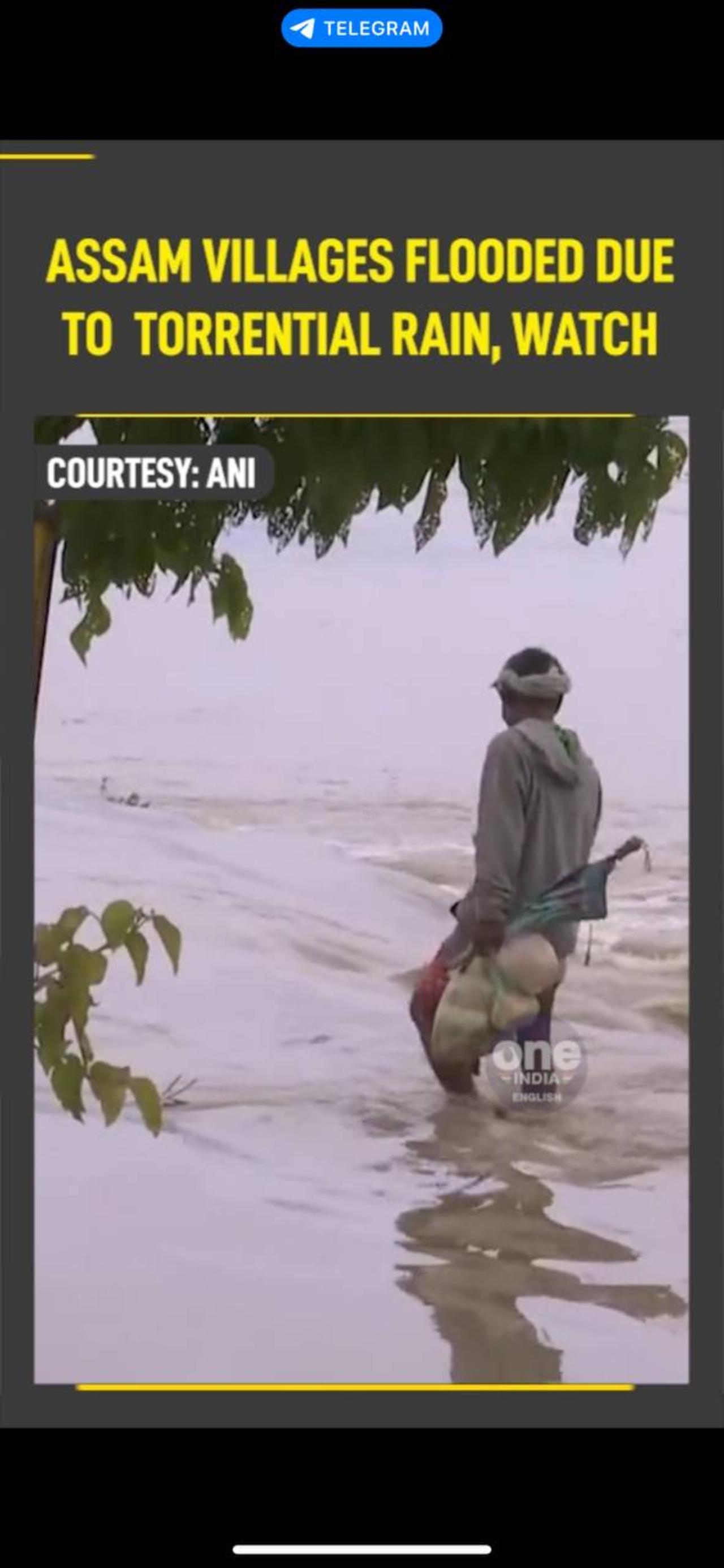 Assam Floods: Many villages flooded due to torrential rain | Watch | Oneindia News #shorts