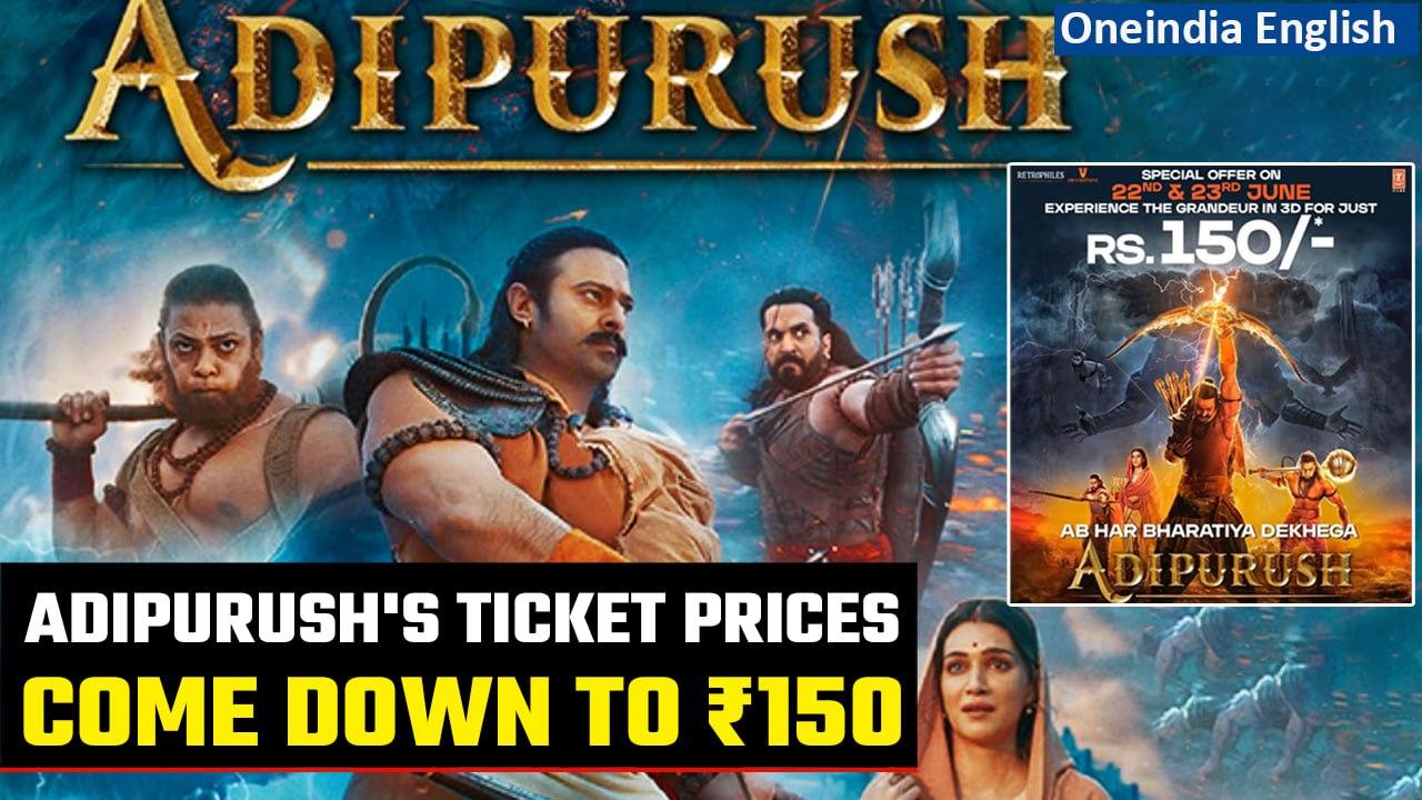 Adipurush Ban: Makers reduce ticket prices to Rs. 150 as box office numbers dip | Oneindia News