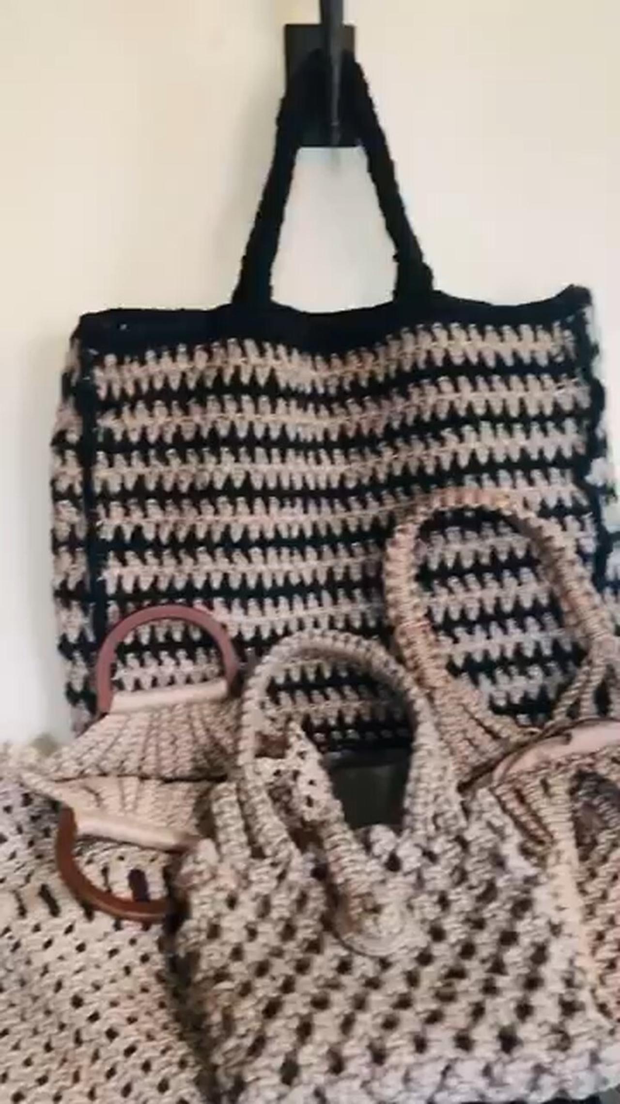 Handwoven and crochet handmade bags - One News Page VIDEO