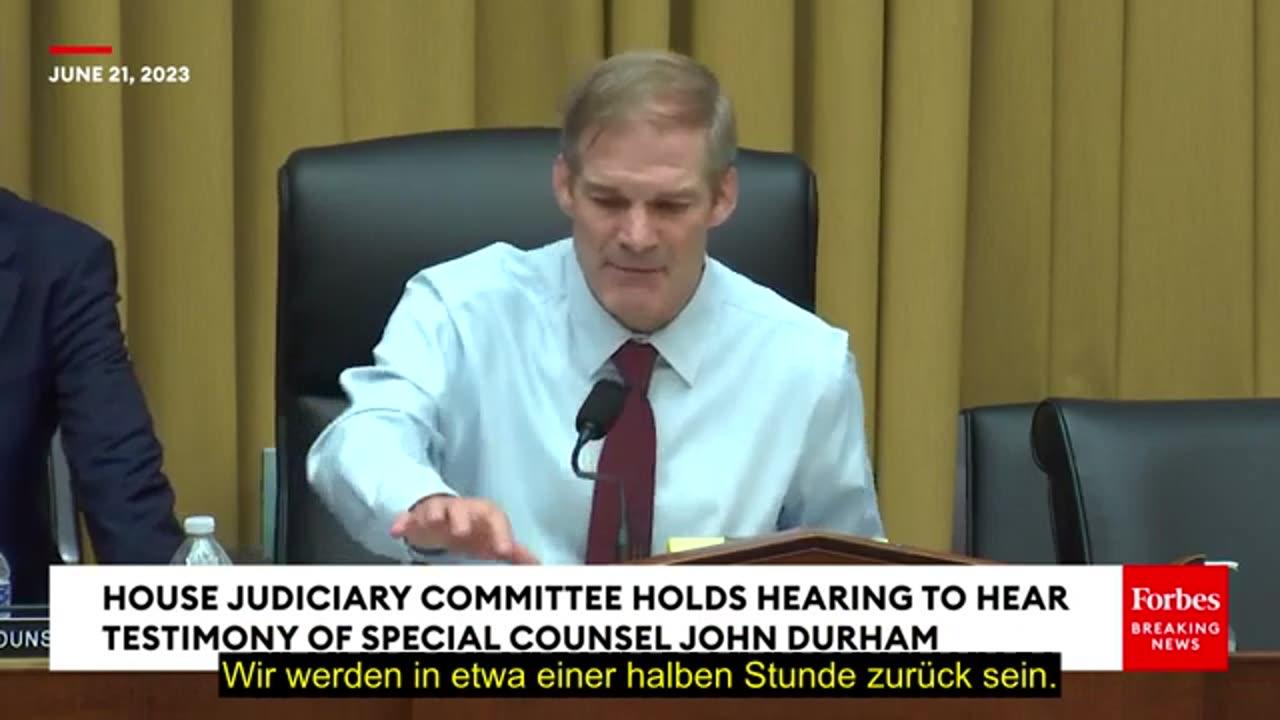 John Durham Special Counsel Testimony Before the Judiciary Committee - June 21, 2023 - Part 2