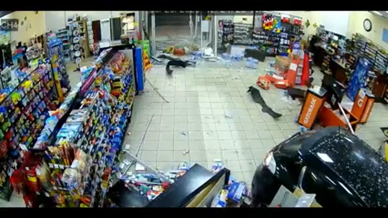 Florida man charged after reckless crash into a gas station