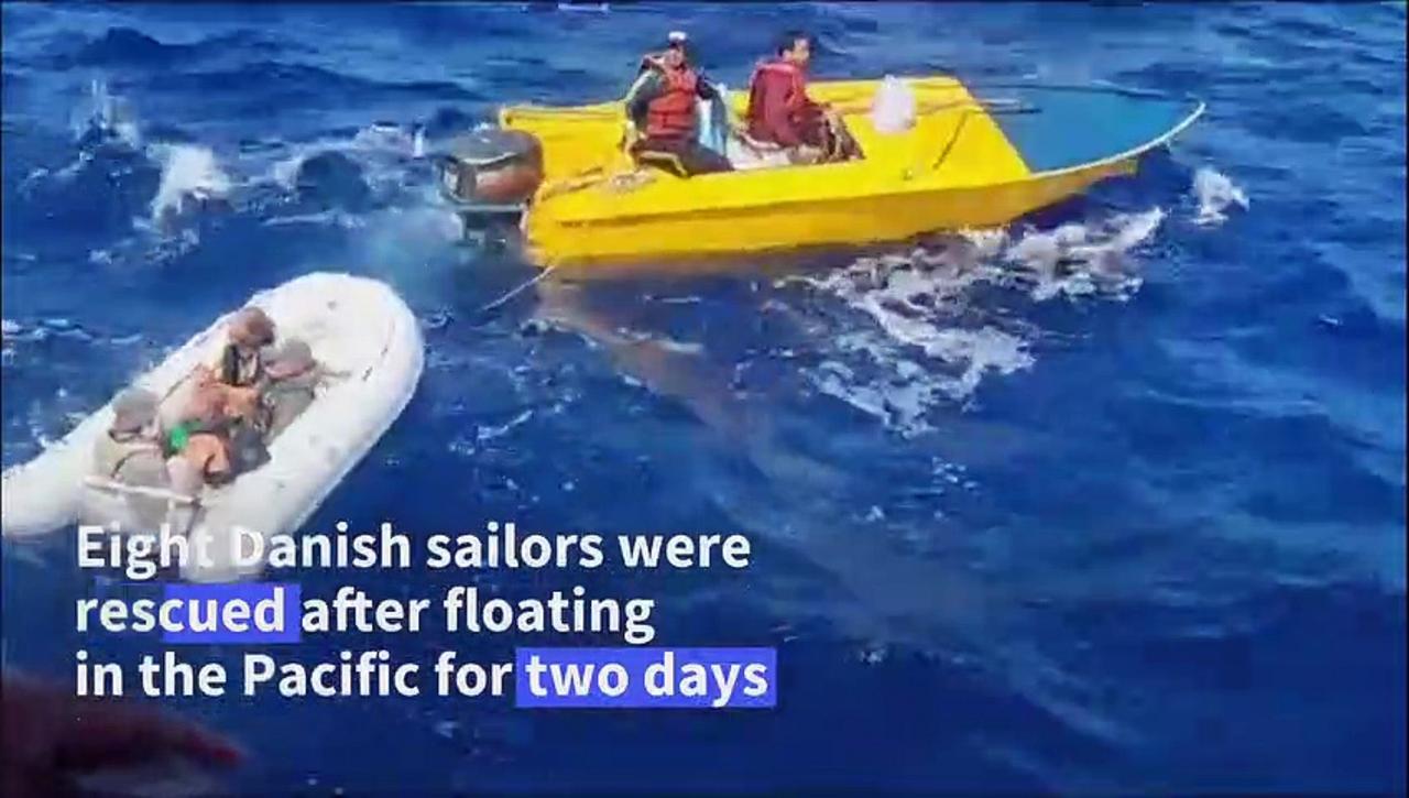 Ecuadorean tuna boat rescues eight shipwrecked Danes
