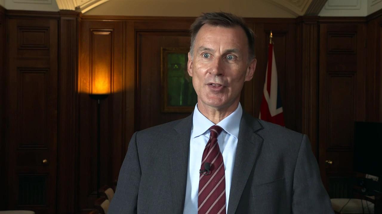 Hunt: Tackling inflation my number 1 priority