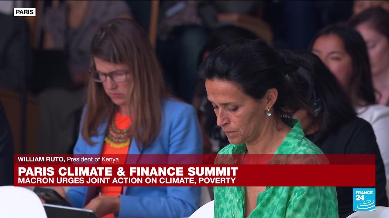 REPLAY: Paris climate & finance summit: World leaders call for a global financing pact in a press conference
