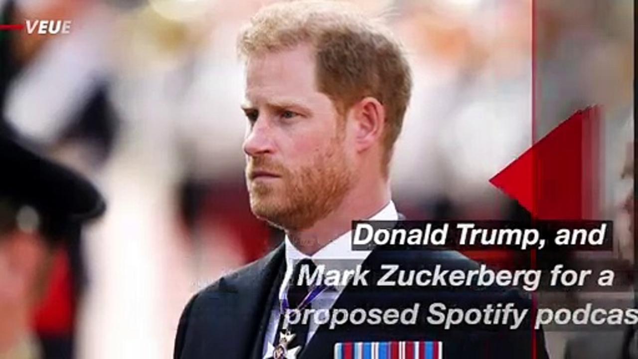 Prince Harry Hoped to Interview Putin, Trump and Zuckerberg About ‘Childhood Traumas’ for Now Canceled Spotify Podcast