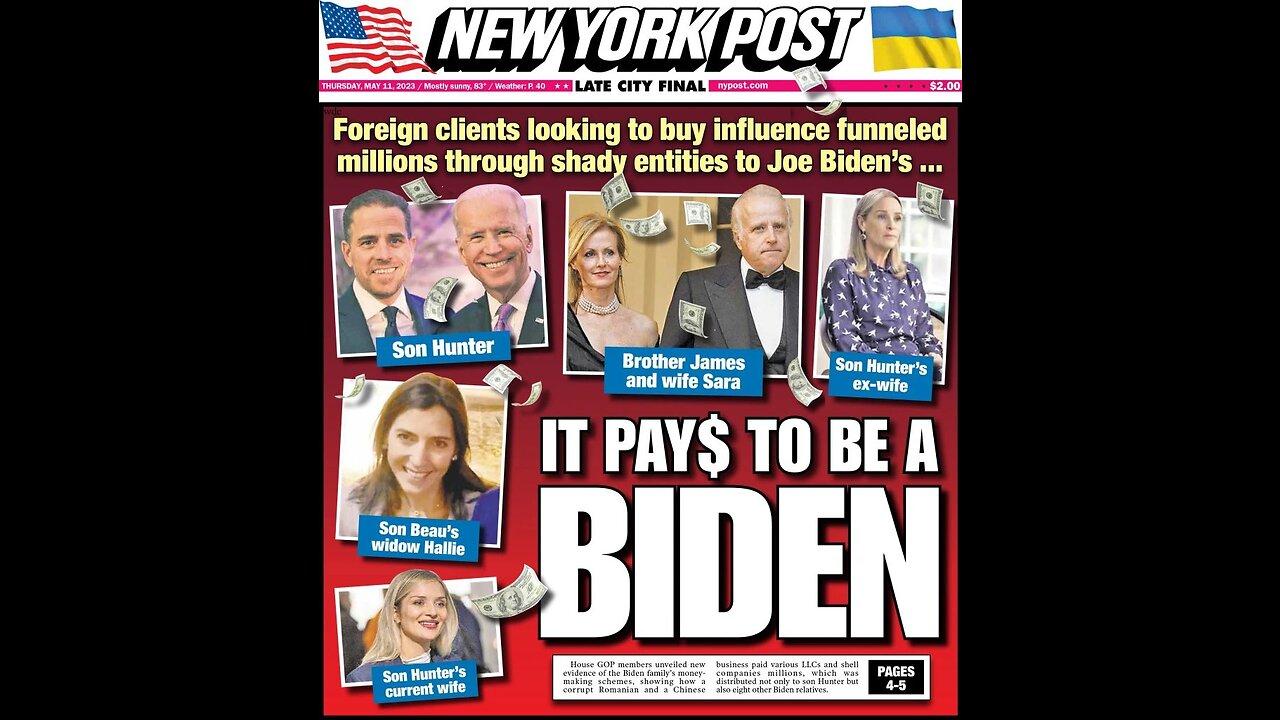 IT PAYS TO BE A BIDEN "Hunter's Sweetheart of a Deal