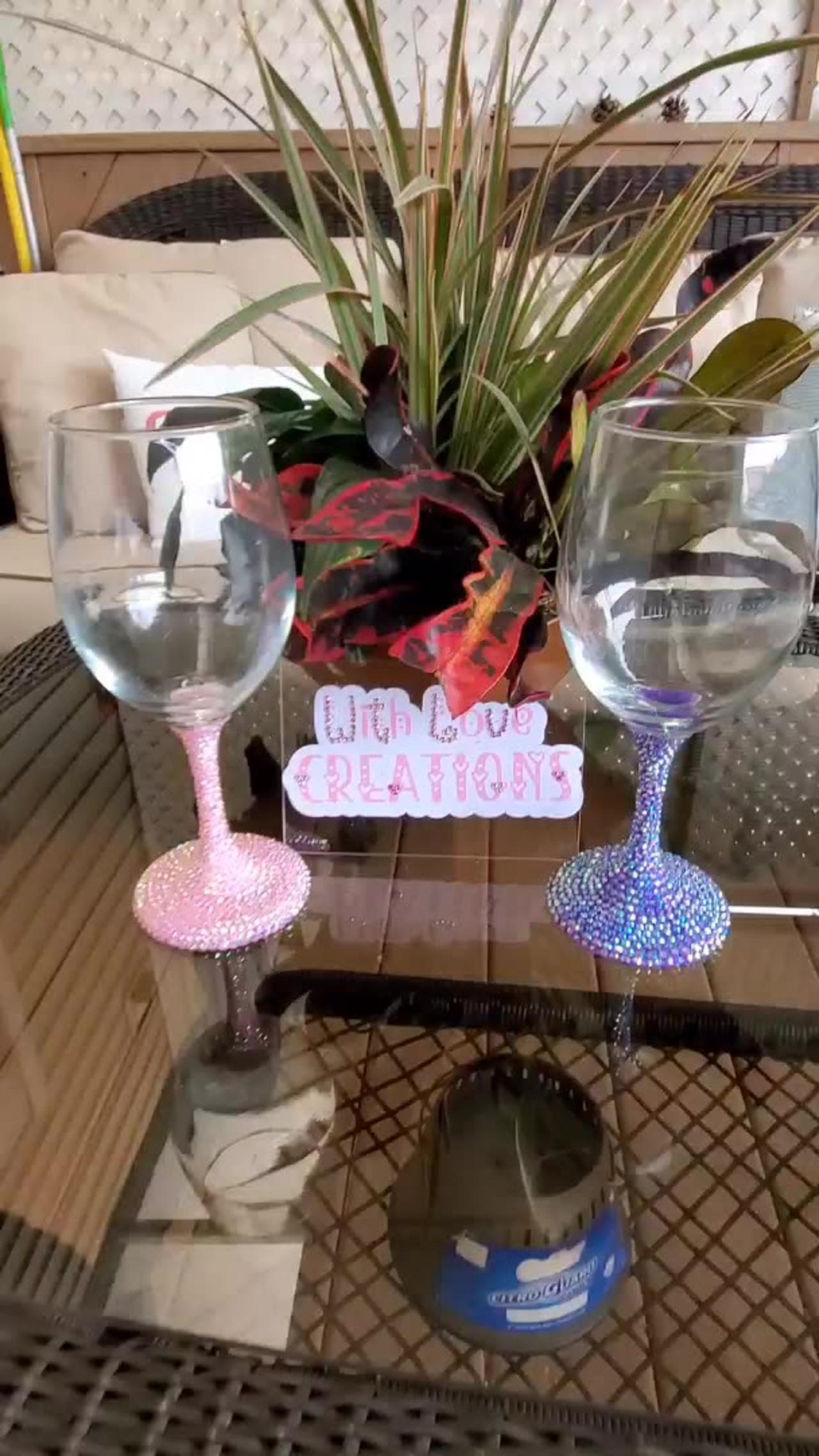 Sip in Style Custom Wine Glasses Adorned with One News Page VIDEO