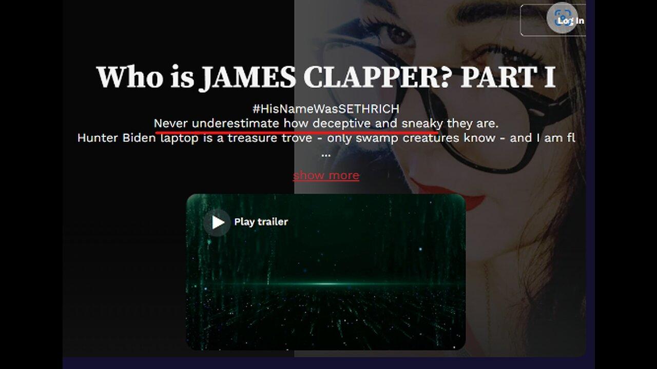 Who is JAMES CLAPPER? PART I