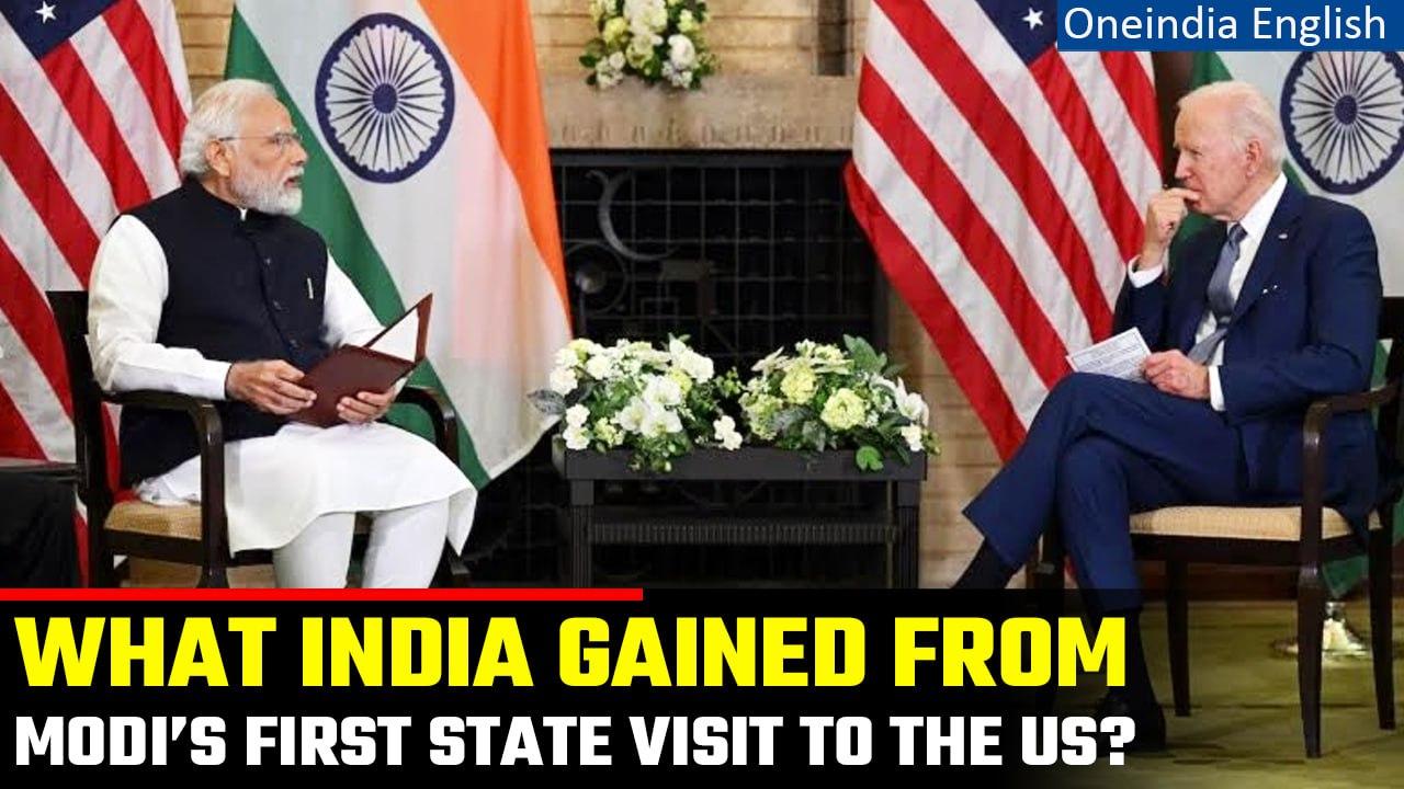 Top 10 Key takeaway from PM Modi’s first state visit to the US in defence and micro chips | Oneindia