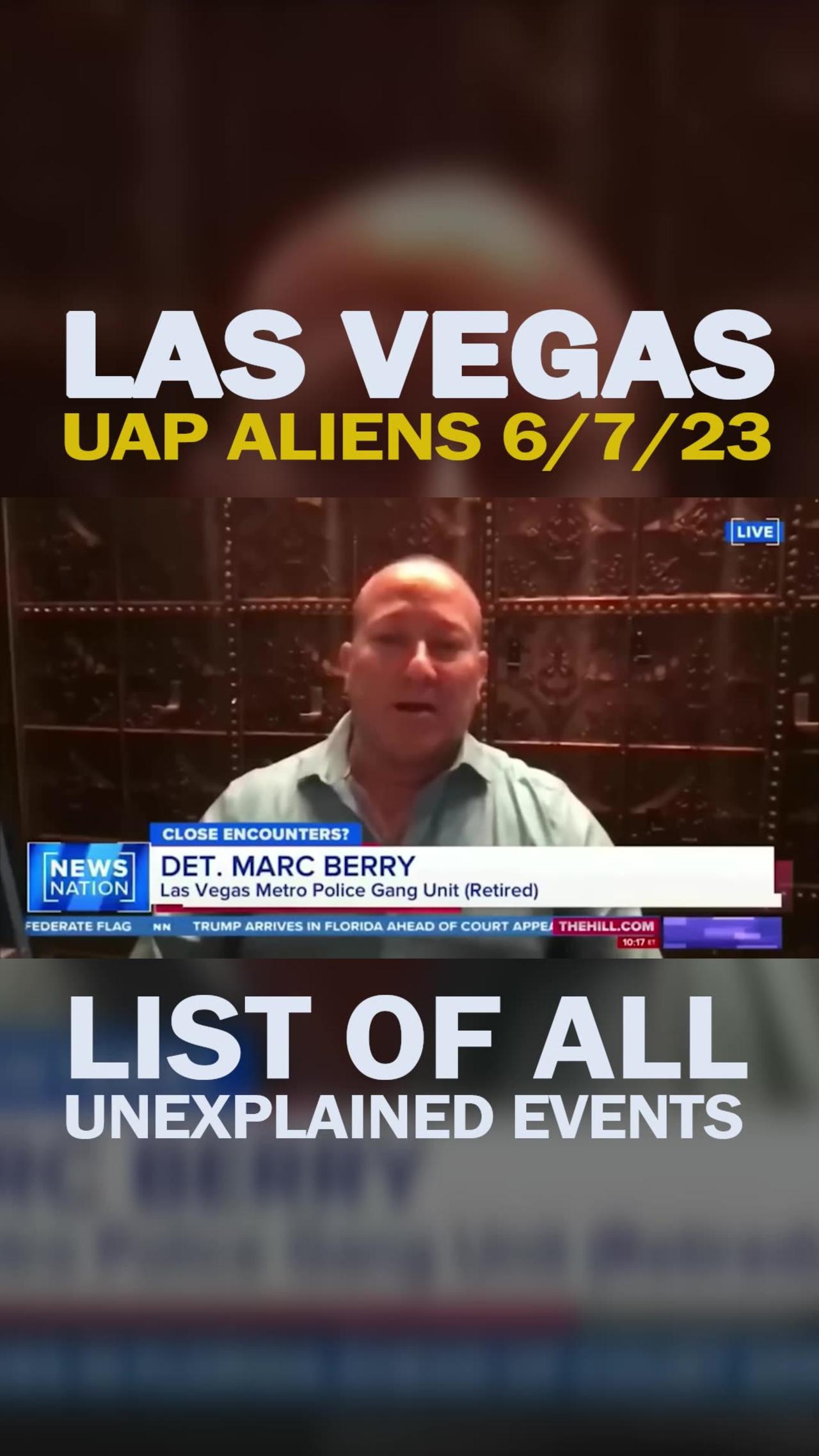 Las Vegas UFO 6/7/23 Backyard Video - List of Unexplained Events, UAP Crash and Alien Filmed