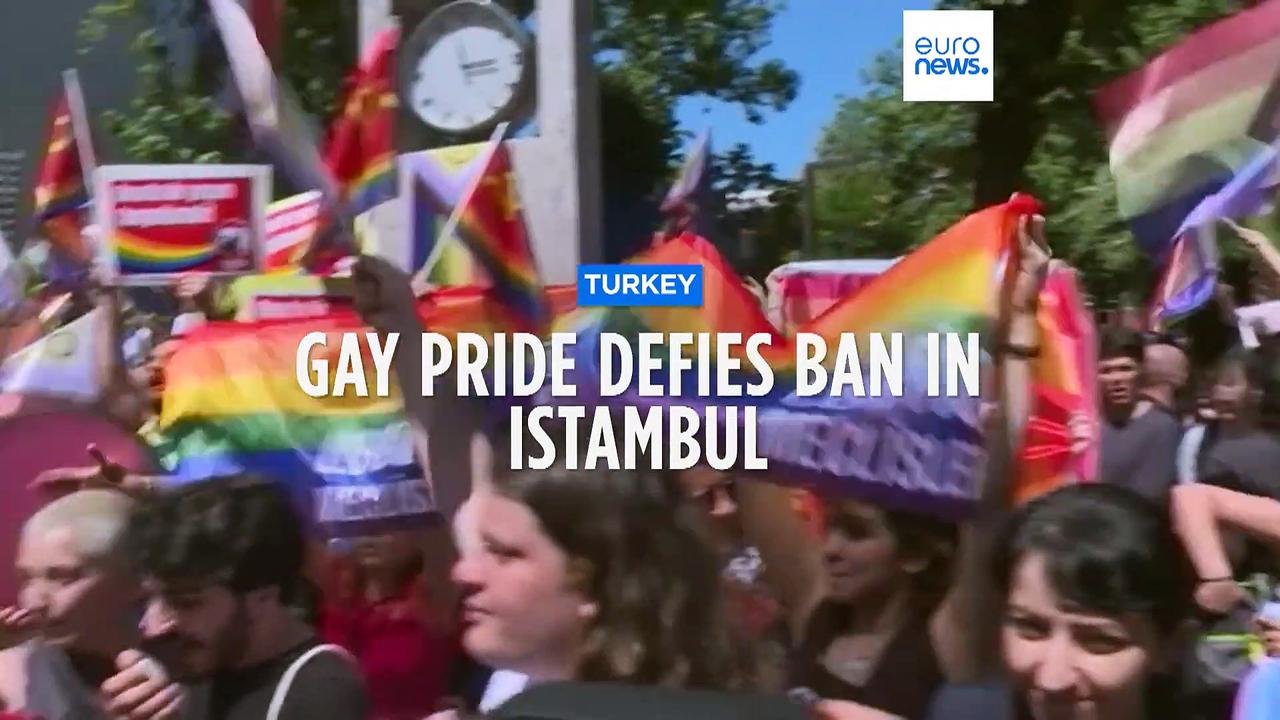 Istanbul gay pride activists rally despite ban