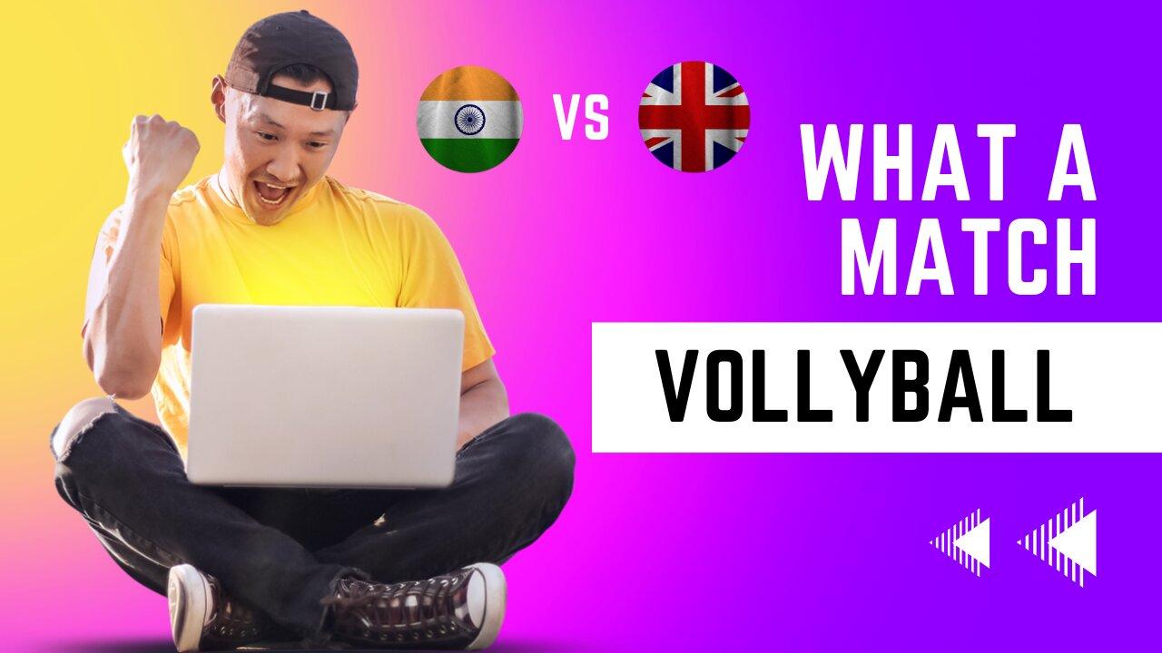 Volleyball Showdown: India vs UK | Intense Clash of Nations!