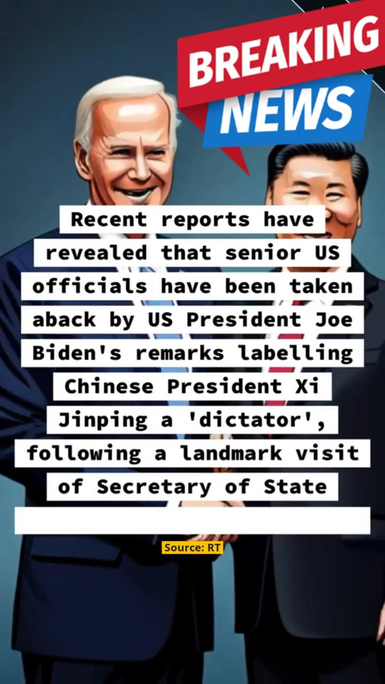 US Officials Caught Off Guard by Biden’s ‘Xi dictator’ Remarks