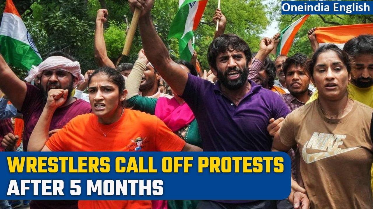 Wrestlers Call Off Protest, Say ‘Fight Will Continue in Court, Not on Streets' | Oneindia News