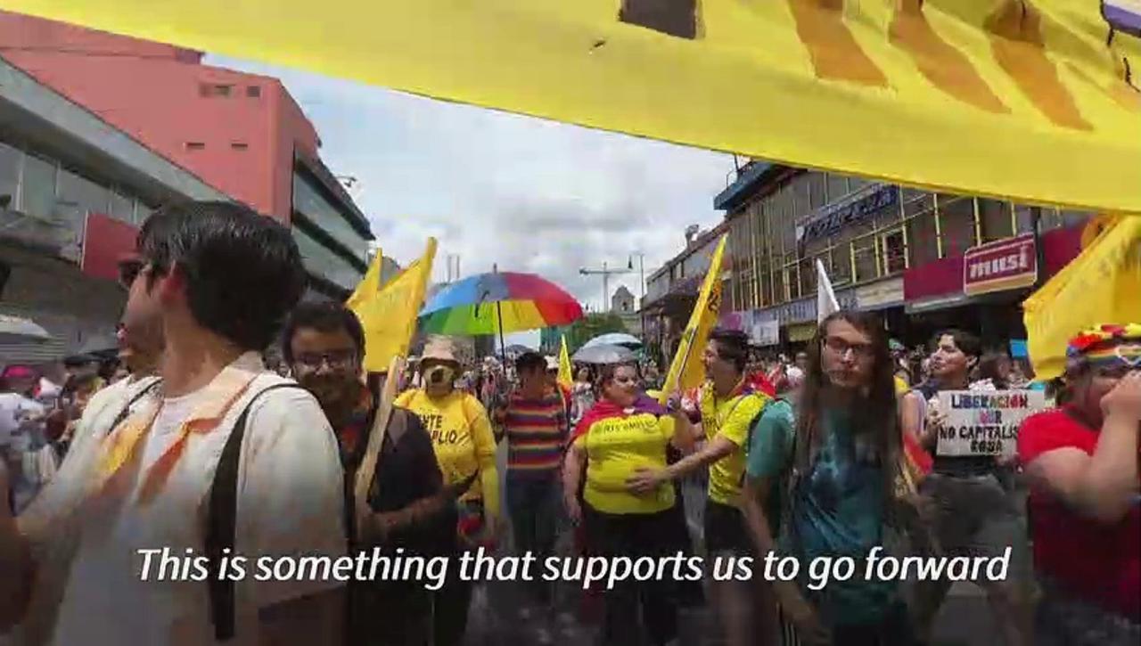 Thousands participate in Pride Parade in Costa Rica and El Salvador