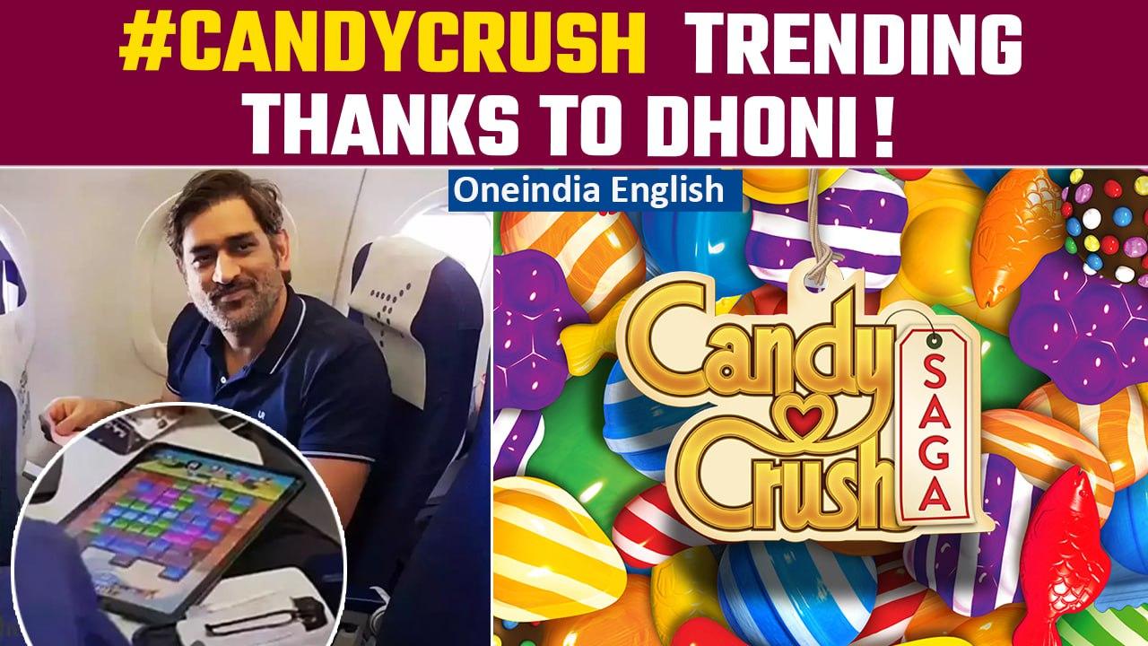 MS Dhoni plays Candy Crush in viral video; game gets 30 lakh new users in 3 hours | Oneindia News