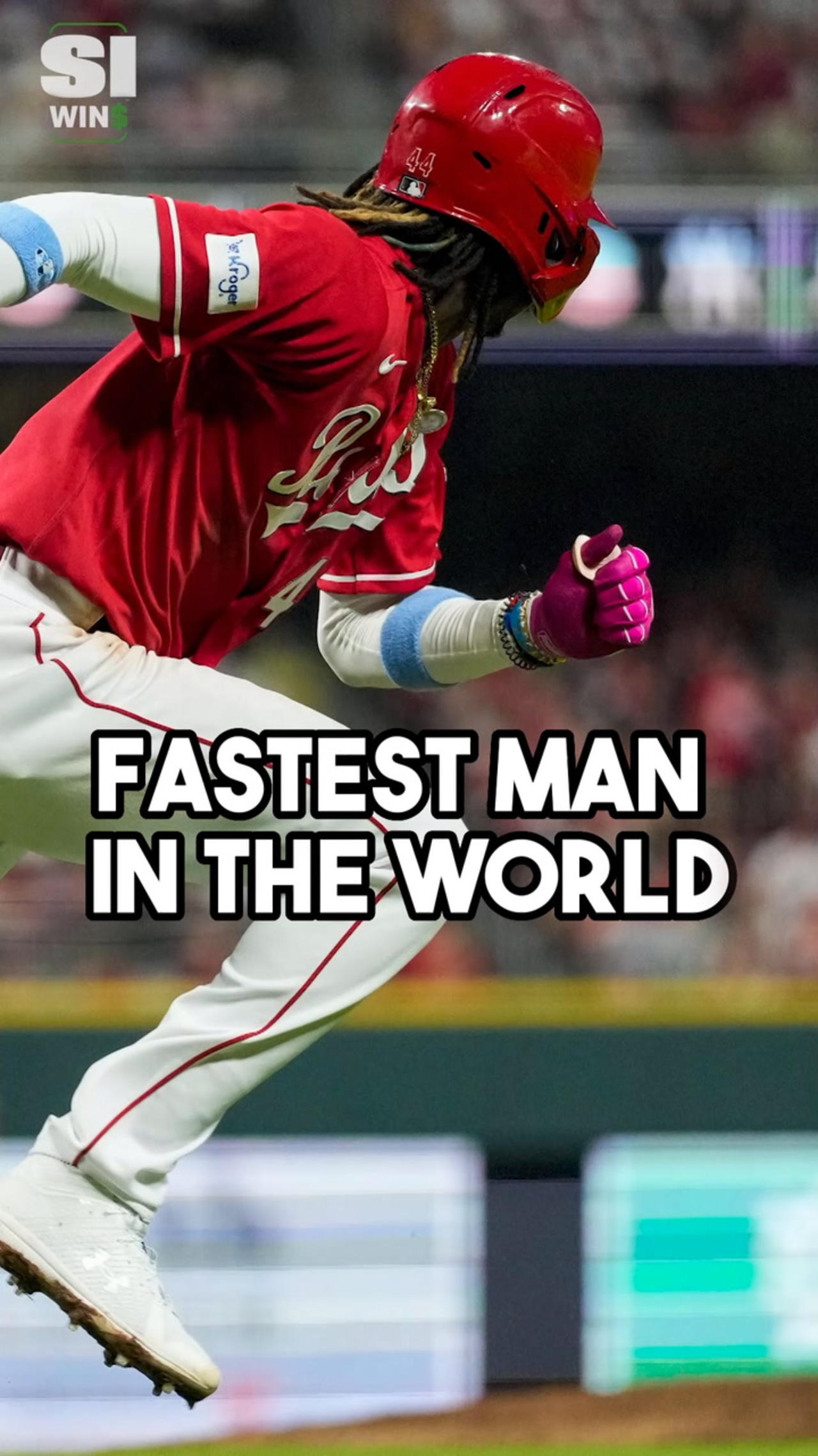 Elly De La Cruz is the Fastest Man in the World, Just Ask Him