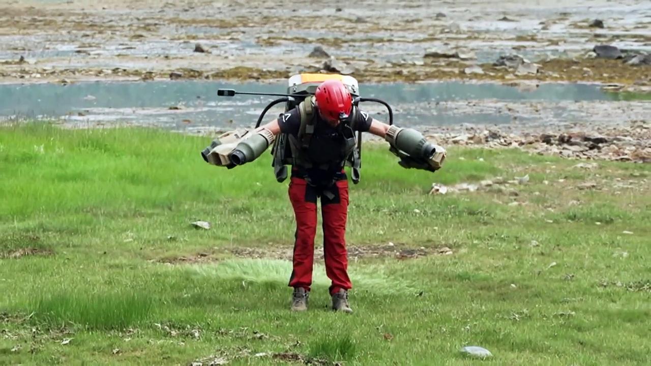 WATCH: Jet suit inventor gives demonstration to Norway's Red Cross