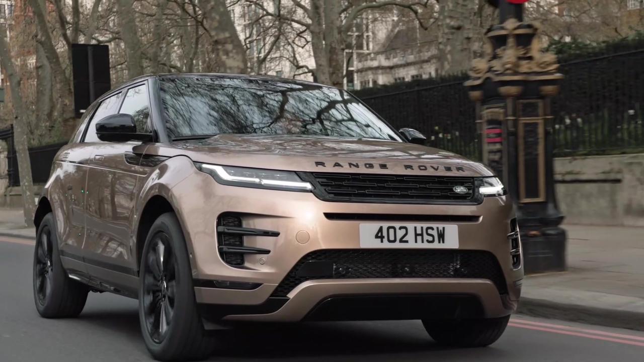 2024 Range Rover Evoque in Corintian Bronze Driving Video