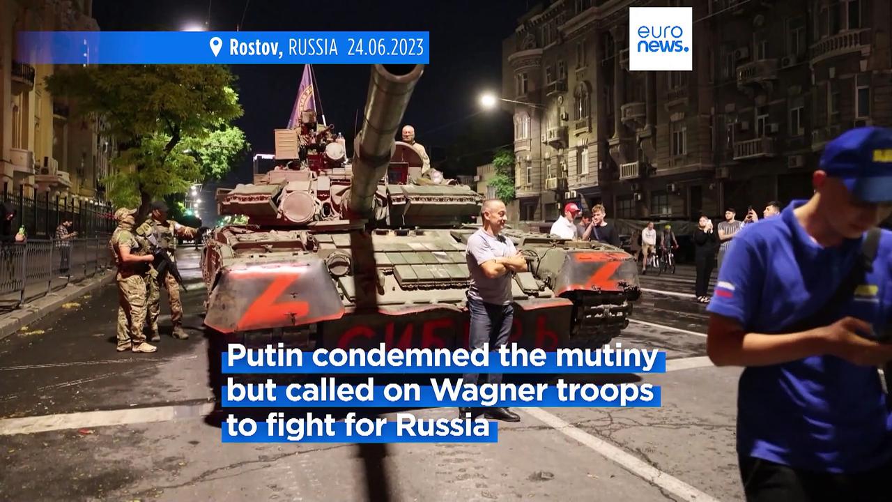 Putin condemns mutiny attempt as Prigozhin explains Wagner rebellion