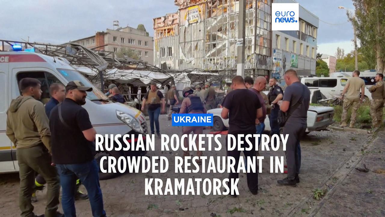 At least two dead and 22 injured after Russian missiles strike eastern Ukrainian city of Kramatorsk