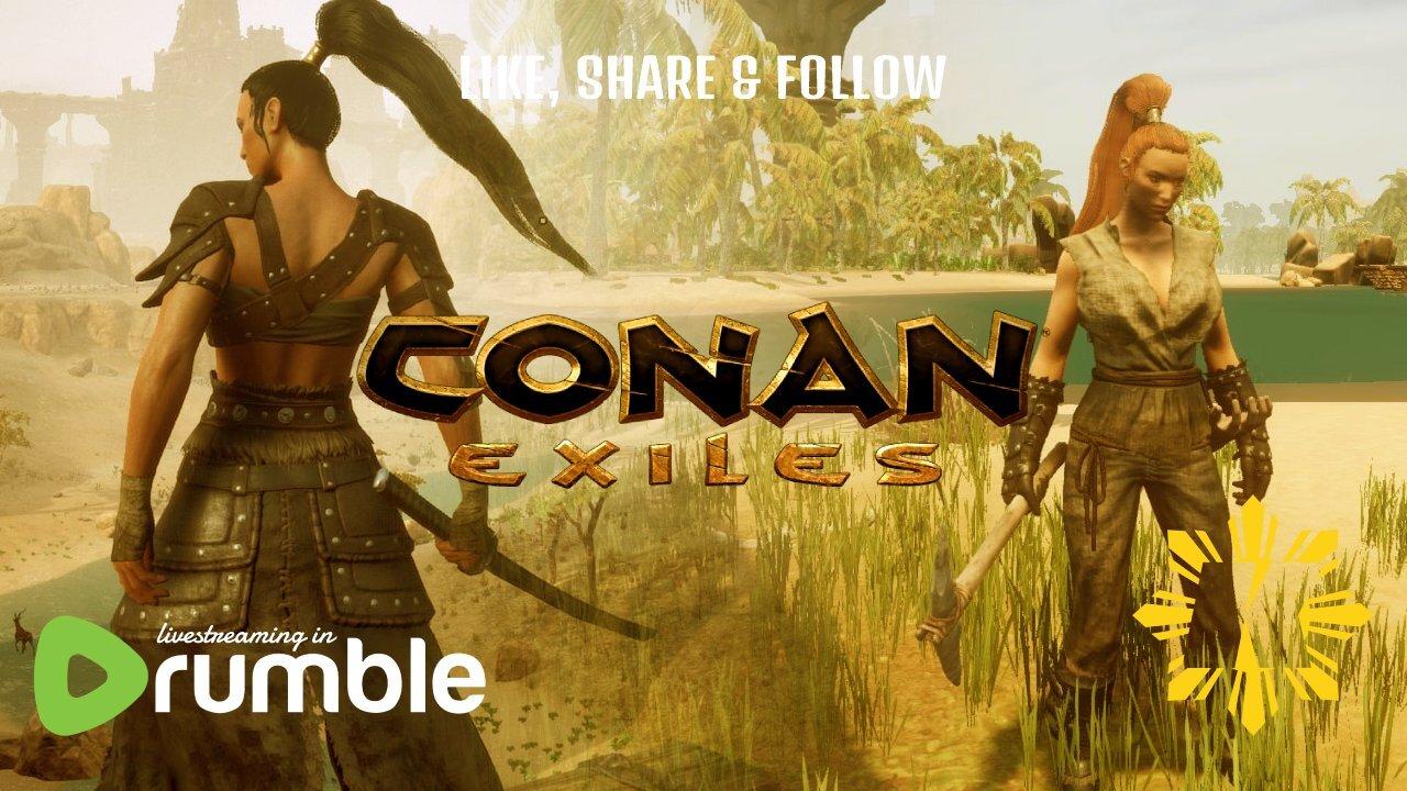 🔴 LIVE » CONAN EXILES » BUILDING AND GATHERING » A SHORT STREAM [6/27/23]
