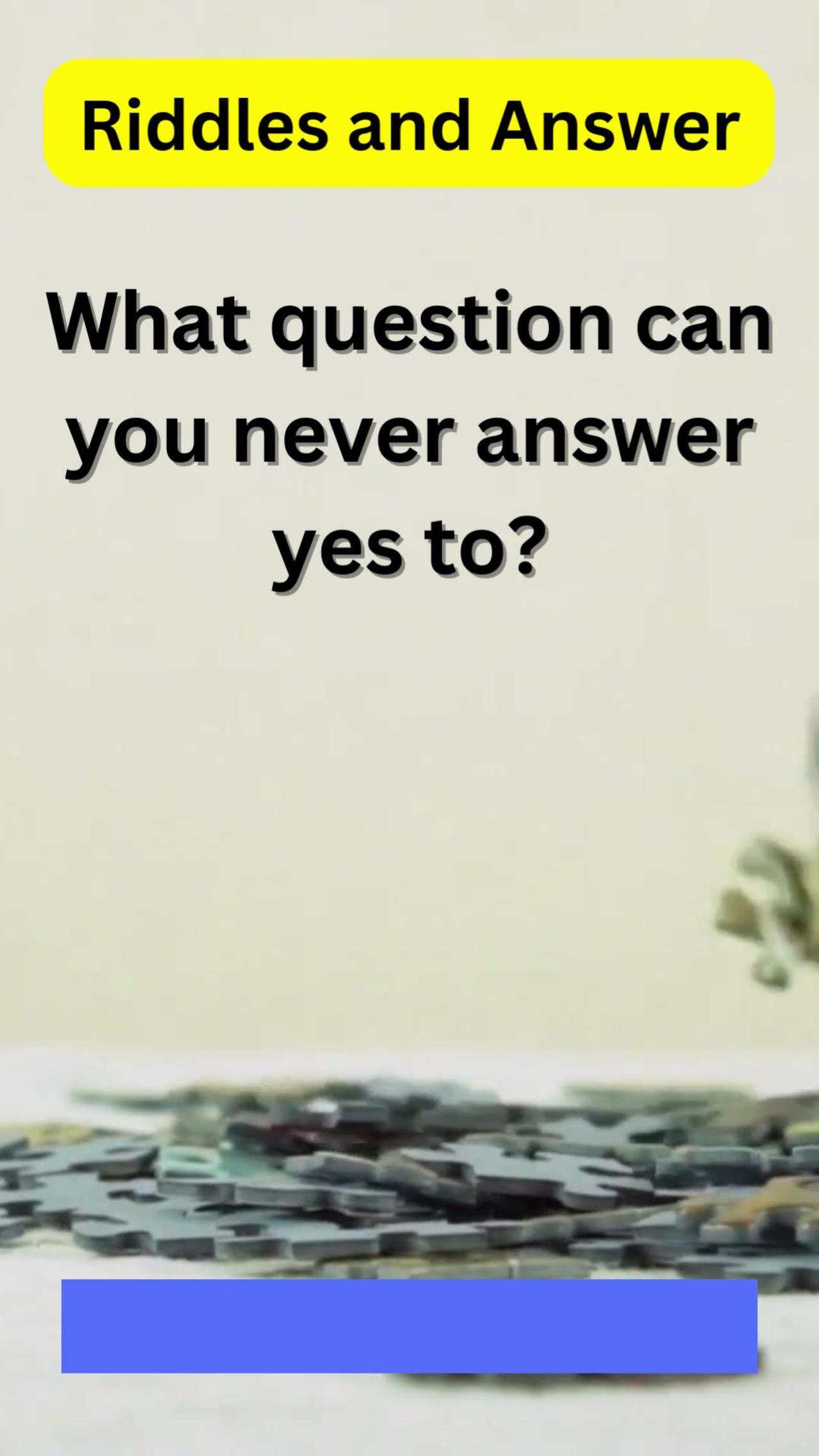 Riddles and Answer One News Page VIDEO