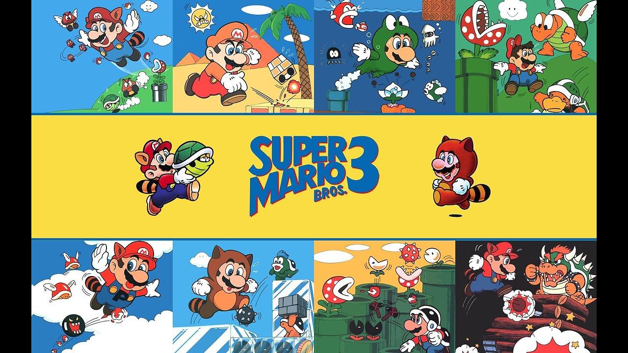 Super Mario Bros. 3 NES Full Play Through.