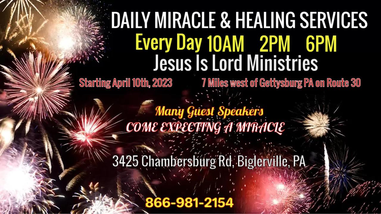 Jesus Is Lord Ministries Live services 24/7 One News Page VIDEO