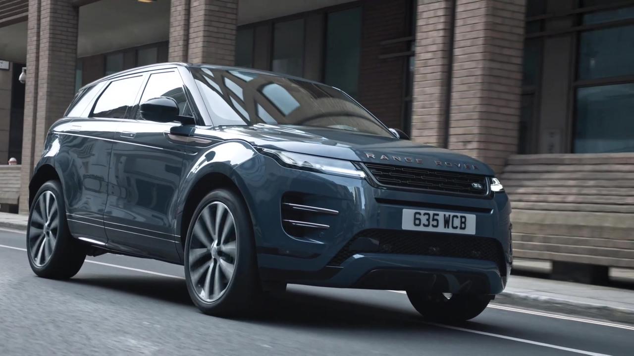2024 Range Rover Evoque in Tribeca Blue Driving One News Page VIDEO