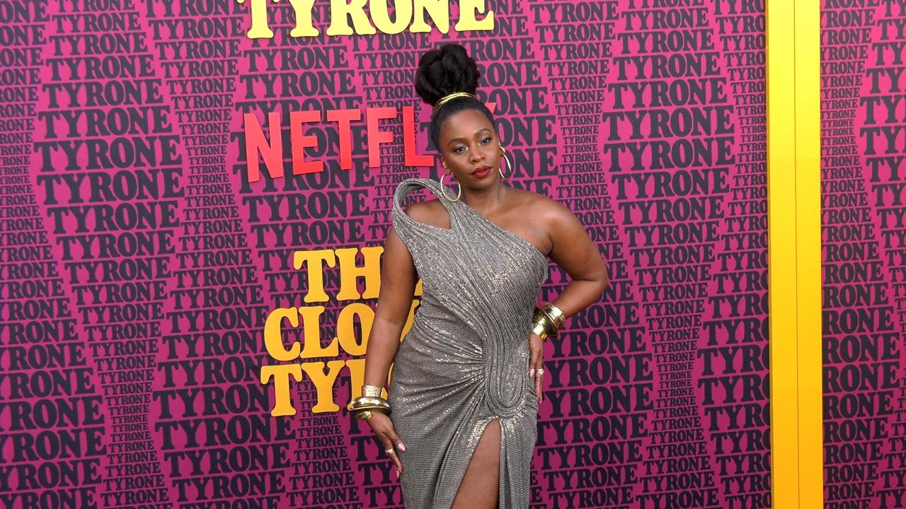 Teyonah Parris attends Netflix's 'They Cloned Tyrone' premiere in Los Angeles