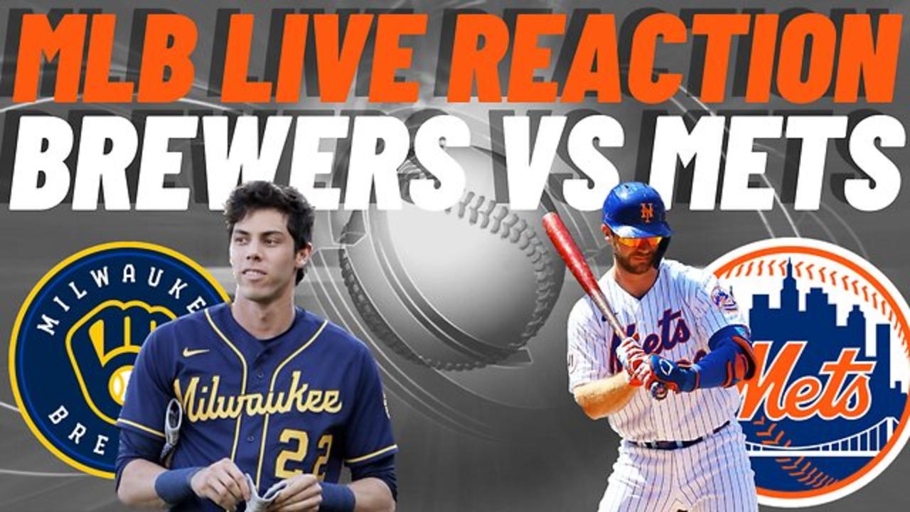 Milwaukee Brewers vs New York Mets Live Reaction | MLB LIVE | WATCH PARTY | Brewers vs Mets