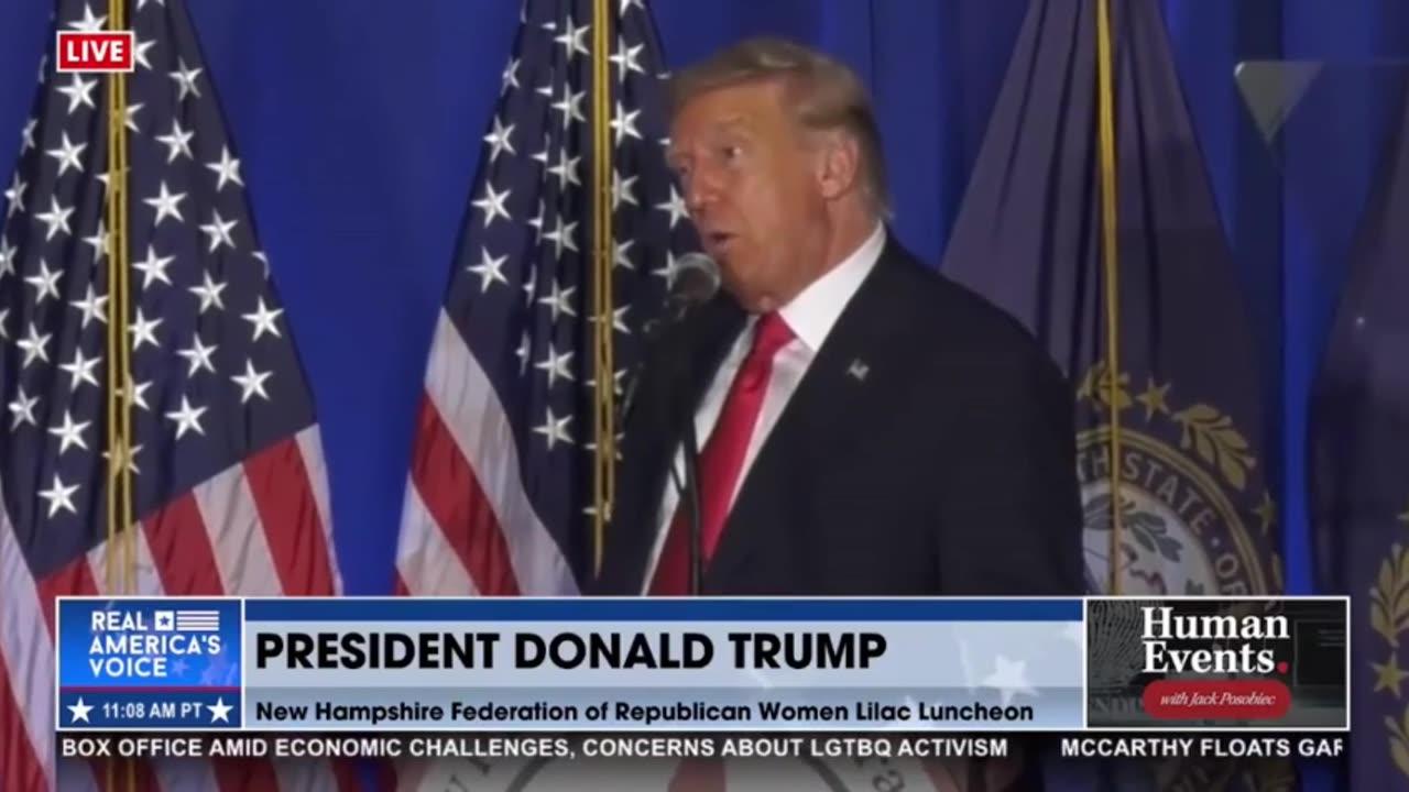 DAY-ONE DON: Trump's Promise Enrages Left, 'Can You Believe I Have to Say That?' [Watch]